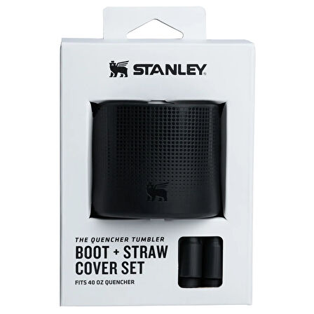 Stanley The Quencher Boot + Straw Topper 40oz Black