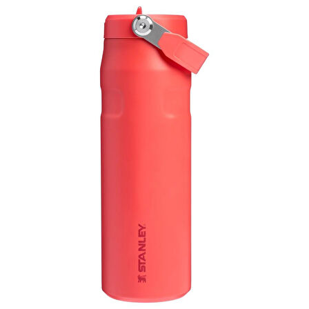 Stanley The IceFlow Flip Straw Lid 2.0 Pipetli Termos 0,70 Lt Hot Coral