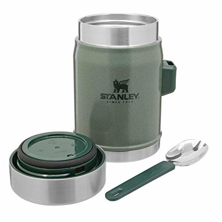Stanley Klasik Paslanmaz Çelik Yemek Termosu Kaşıklı 0,40 Lt Hot Coral