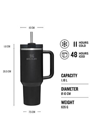 Stanley Quencher Pipetli Termos Bardak 1.18 Lt