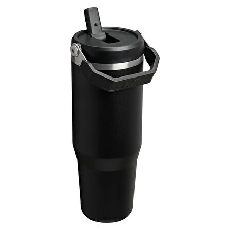 The Iceflow Flip Straw Tumbler 0.89L / 30Oz Unisex Siyah Outdoor Matara Suluk 10-12043-071