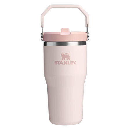 Stanley IceFlow Flip Straw Tumbler Pipetli Termos 0.60 L Rose Quartz