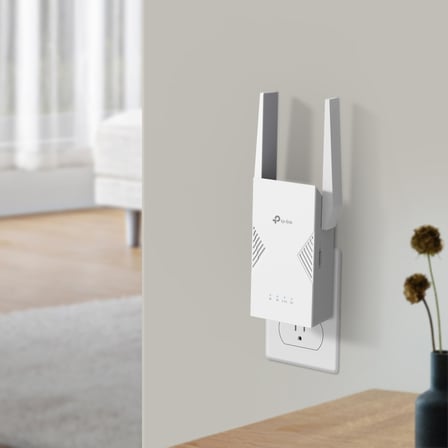 TP-LINK RE235BE WIFI7 BE3600 Çift Bant Menzil Genişletici Priz Tip