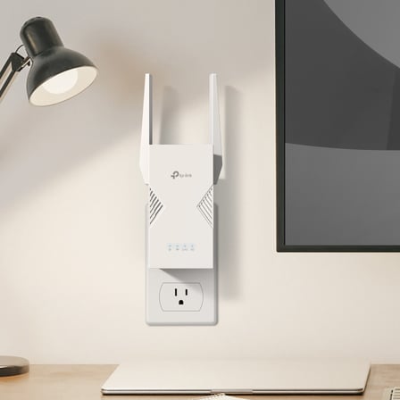 TP-LINK RE235BE WIFI7 BE3600 Çift Bant Menzil Genişletici Priz Tip