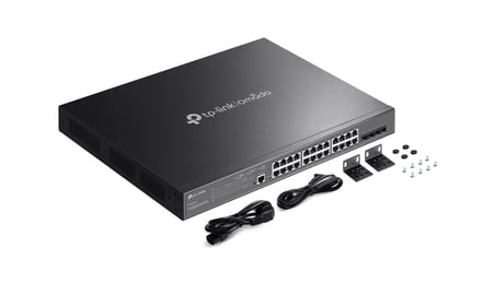 TP-Link Omada TL-SG3428XMP 24 Port Gigabit PoE+ 4x10G SFP+ L2+ Yönetilebilir Switch
