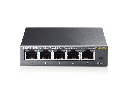 TP-LINK TL-SG105E 5PORT 10/100/1000 YÖNETİLEBİLİR SWITCH
