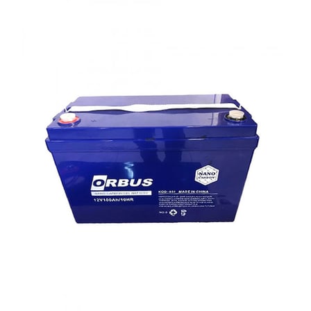 Orbus 12v 100 Amper Derin Döngü Karbon Jel Akü