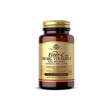 Solgar Ester C 500 Mg 50 Kapsul