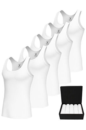 Öts Premium 5’li Erkek Atlet Süprem - Hediye Kutulu, %100 Pamuk, Ultra Yumuşak Kumaş, Etiketsiz