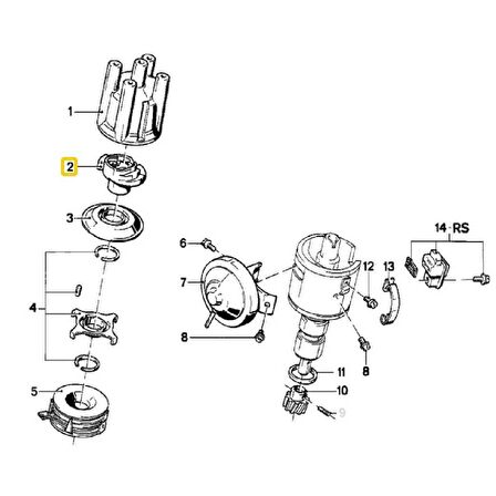 BMW E28 E30 M10 MOTOR TEVZİ MAKARASI OEM NO 12111272144