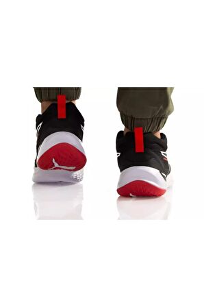 Puma Kadın Erkek Siyah Beyaz Kırmızı PLAYMAKER Günlük Yürüyüş Spor Ayakkabı VO38584101
