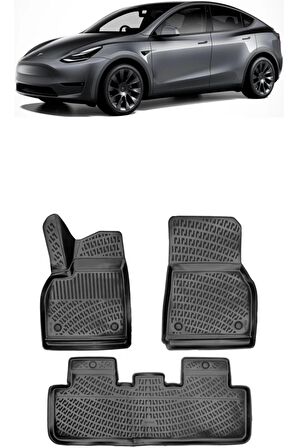 Rizline Tesla Model Y 2019 Sonrası 3D Havuzlu Paspas