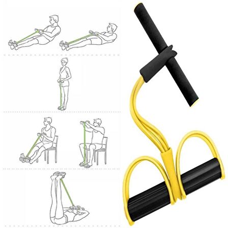 Body Trimmer Çok Fonksiyonlu Çekme Haltı-Direnç Lastiği Yeşil
