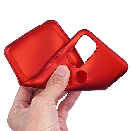 Gpack General Mobile Gm 21 Plus Kılıf Korumalı Mat Soft Premier SilikonNano Glass