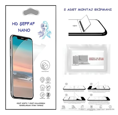 Xiaomi Mİ8 Nano Ekran Koruyucu Ultra İNCE Esnek Hd Şeffaf