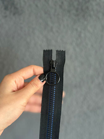 MAVİ İRİ DİŞLİ FERMUAR 23X3 CM