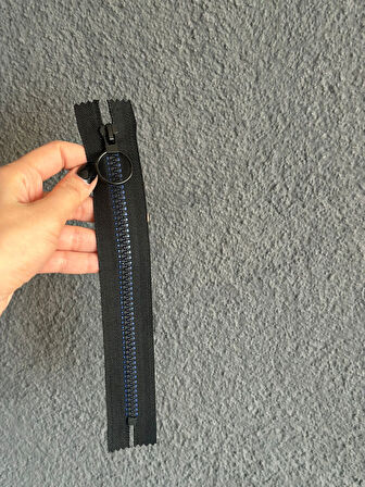MAVİ İRİ DİŞLİ FERMUAR 23X3 CM