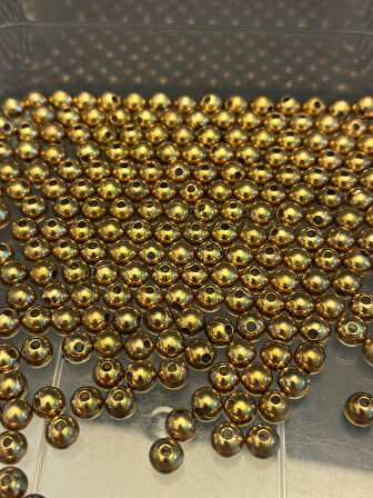 250 ADET PLASTİK SARI BONCUK SET 0.80 MM