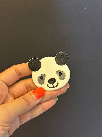 2 ADET SİLİKON PANDA ARMA SET 6X5 CM