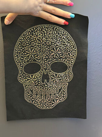 KABARTMA VARAKLI KURU KAFA ARMA 24X19 CM