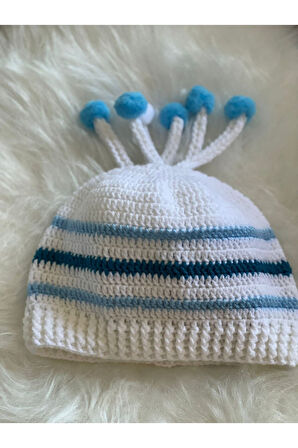 KIZ ÇOCUK ERKEK ÇOCUK PALYAÇO PONPONLU  GÜLEN SURAT BERE   