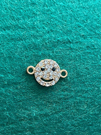 1 CM  ALTIN SARI SİYAH GÖZ ZİRKON TAŞLI NAZAR ALTIN SARISI KOLYE KÜPE BİLEKLİK TAKI UCU