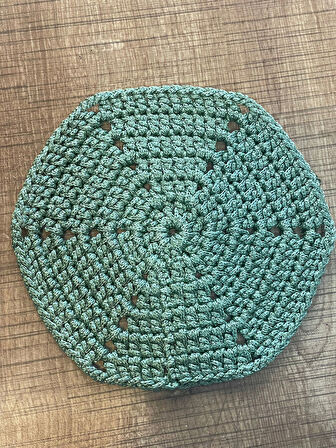 EL ÖRGÜSÜ POLYESTER MAKROME 6 KÖŞELİ DİKİŞ HOBİ AKSESUAR MOTİF