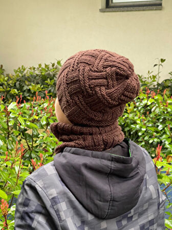 ÇOCUK BERE BOYUNLUK YUMUŞAK YÜN TAKIM