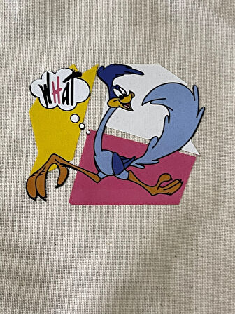 7XX6 CM ÜTÜ İLE YAPIŞAN KUŞ BASKI TRANSFER BASKI