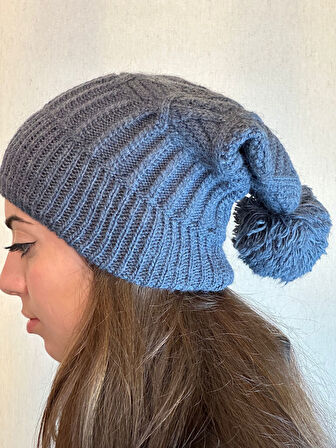 EL ÖRGÜSÜ TASARIM TRİKO KADIN BERE