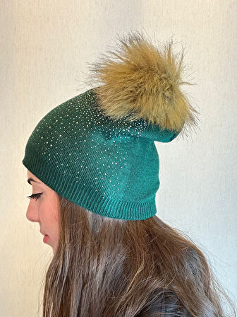 EL ÖRGÜSÜ TASARIM TRİKO KADIN BERE