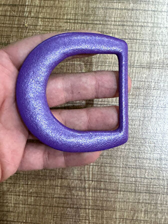 8X8 CM DERİ MOR ÇANTA TOKASI KEMER TOKASI