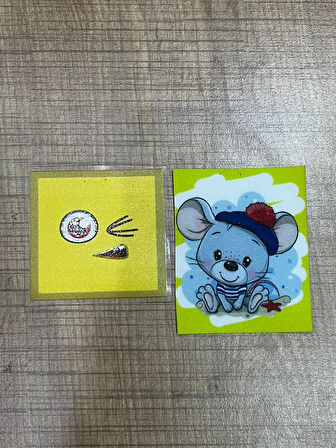 7X5 CM 2 ADET ŞEFFAF NAYLON SMİLE SURATLAR ARMA YAMA APLİKE DİKİŞ AKSESUARI