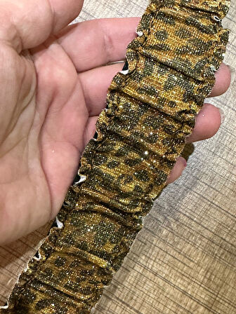 EN 4 CM LASTİKLİ PARLAK GİYİM ELBİSE LASTİĞİ DİKİŞ AKSESUARI 1 METRE