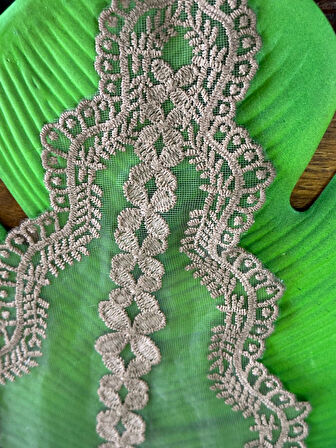 41X33 CM  TÜL NAKIŞ İŞLEME YAKA DİKİŞ GİYİM AKSESUARI APLİKE