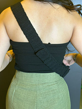 EL ÖRGÜSÜ PUL PAYETLİ ÇAPRAZ ÇANTA AYARLANABİLİR BOY