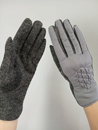 KAŞMİR FÜME DESENLİ KADIN ELDİVEN