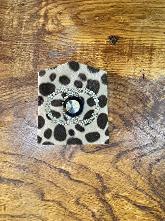 10X9 CM LEOPAR TAŞ İŞLEME GİYİM CEP DİKİŞ APLİKE ARMA
