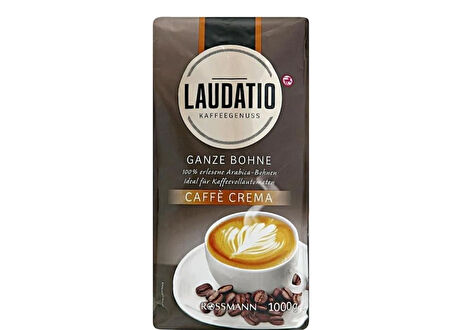 Laudatio Bütün Kahve Çekirdeği Cafe Crema Çekirdek 1 KG