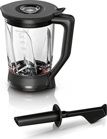 Bosch Mutfak Şefi MUMS6ZS00 -MUMSZ6ZS17 3 Lü Aksesuvar Seti Kıyma Aparatı- Makarna Diks -Cam Blender Aparatı