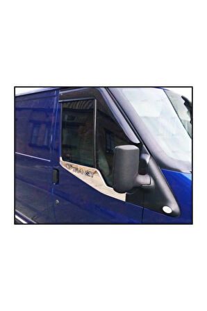 Ford Transit Krom Cam Çıtası 2 Parça 2006-2014 Arası Paslanmaz Çelik Geniş Yazılı