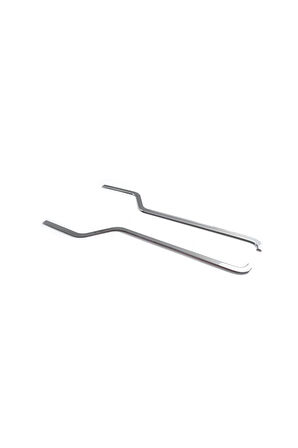 F. Transit Krom Cam Çıtası 2 Parça 2000-2014 Uyumlu Paslanmaz Çelik (İNCE)