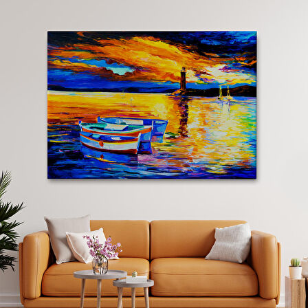 Harita Sepeti Okyanusun Gün Batımı Tablosu-1212