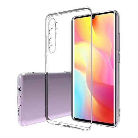 Smcase Xiaomi Mi Note 10 Lite Kılıf Kamera Korumalı Silikon 