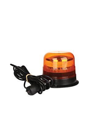 LEDLİ DÖNER LAMBA MIKNATISLI ve VATUZLU 12/24Volt 48Watt