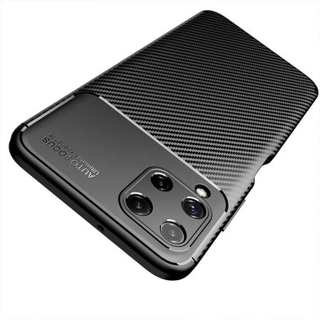 Gpack Samsung Galaxy M32 4G Kılıf Negro Karbon Görünüm Dizayn Silikon