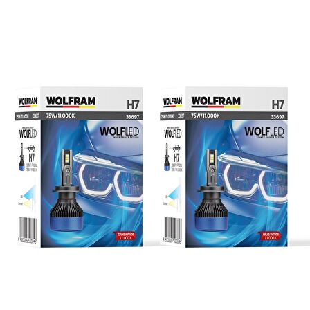 WOLFRAM H7 LED XENON 75WATT 11000K