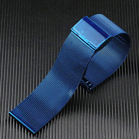 Gpack Huawei Watch 3 Pro Classic Kordon Çıtçıtlı Hasır Metal Örgülü KRD 45