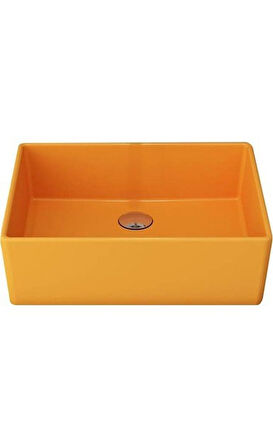 Bocchi Milano Çanak Lavabo 50 Cm Parlak Mandalina Sarısı 1215-021-0125