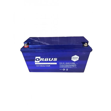 Orbus 12V 150 Amper Derin Döngü Karbon Jel Akü